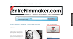 Desktop Screenshot of entrefilmmaker.com